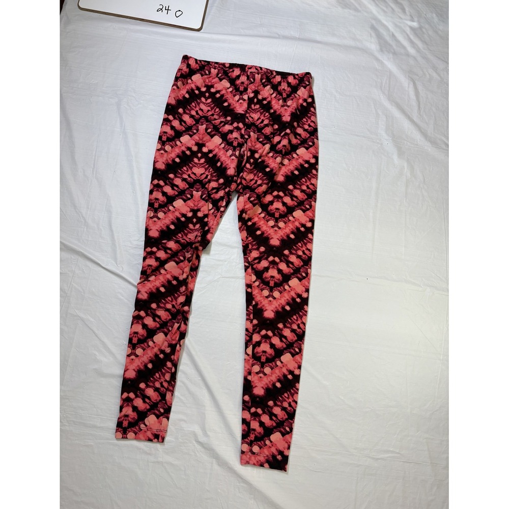 Womens No Boundaries pink/black long leggings size small (3/5)